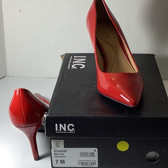 INC International Concepts Women's Zitah Pointed Toe Pumps, - Picture 8 of 10